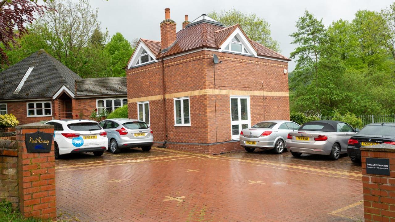 School Path Ironbridge Home With Roof Terrace Exterior foto